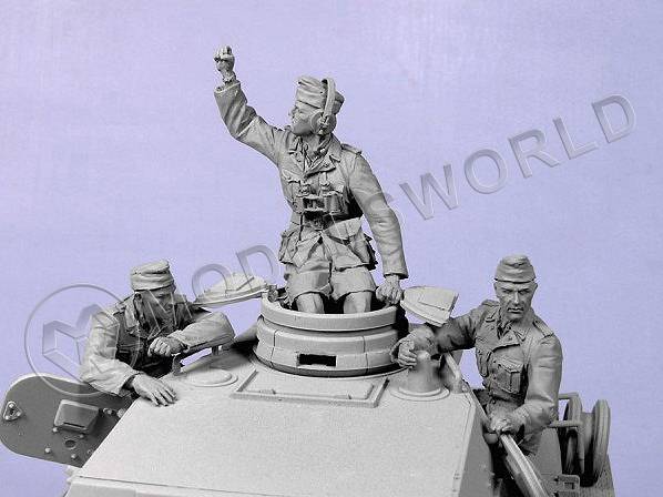 Фигуры германских танкистов, Африканский корпус, 1941 г. Масштаб 1:35 - фото 1