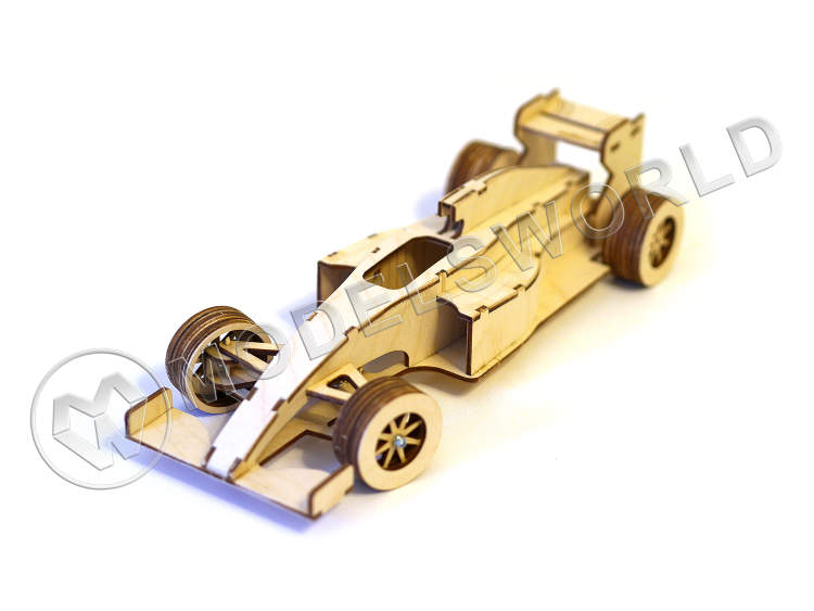 Набор для постройки модели резиномоторного автомобиля - фото 1