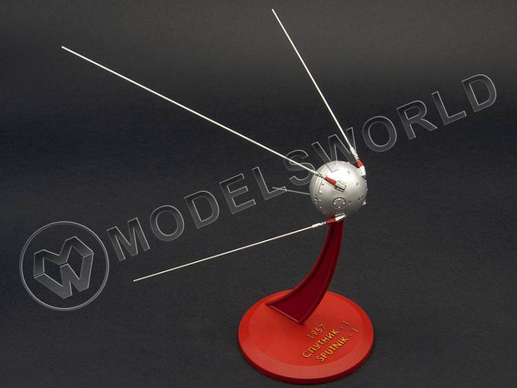 Склеиваемая пластиковая модель Первый ИСЗ Спутник-1. Масштаб 1:24 - фото 1