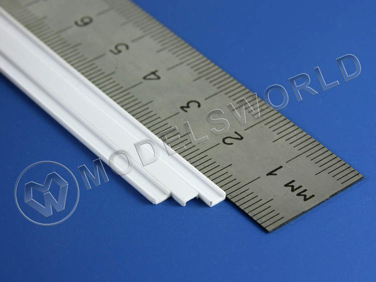 Швеллер пластиковый 3.2х1 мм, 4 шт - фото 1