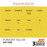 Акриловая краска AK Interactive 3rd GENERATION Standard. Purulent Yellow. 17 мл