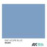 Акриловая лаковая краска AK Interactive Real Colors. RAF Azure Blue. 10 мл