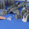 Модель самолета из Ф.П. смолы истребитель И-185 м71. Масштаб 1:72