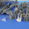 Модель самолета из Ф.П. смолы истребитель И-185 м71. Масштаб 1:72