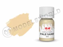 Акриловая краска ICM, цвет Бледный песок (Pale Sand), 12 мл