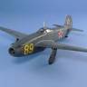 Модель самолета из Ф.П. смолы Як-15. Масштаб 1:72