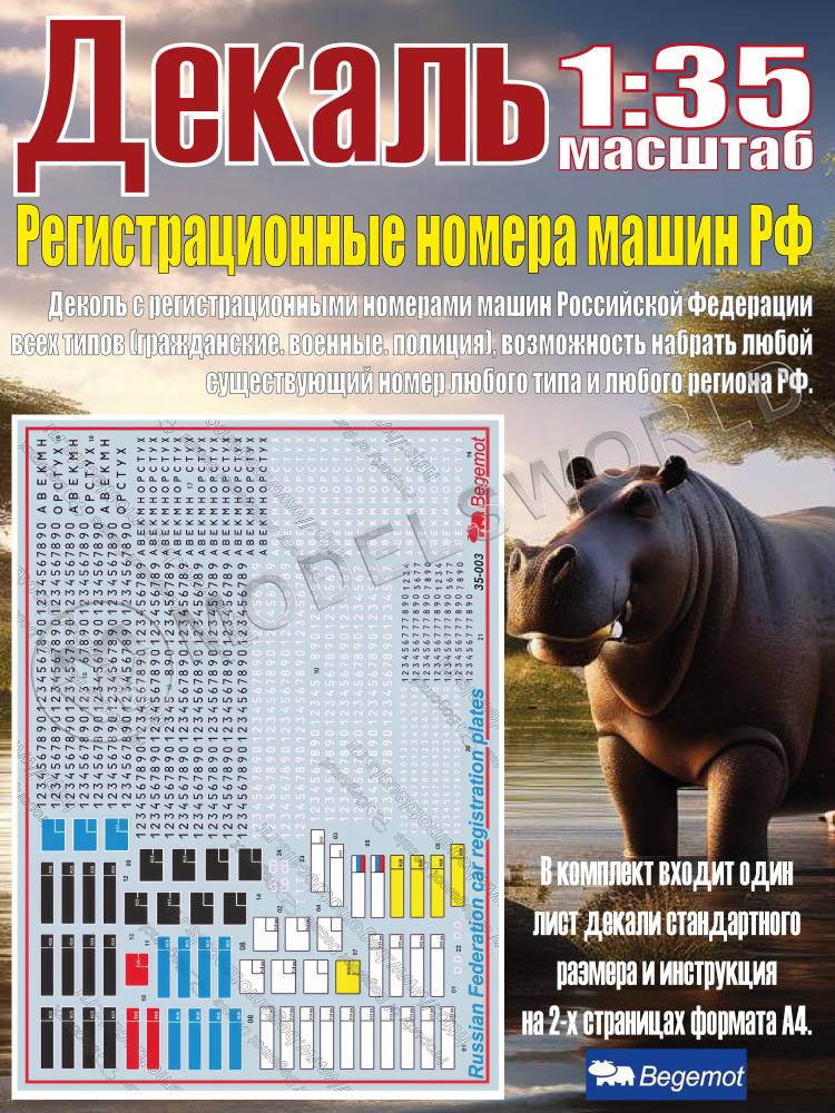 Георгиевские ленты на бронетехнике и автомобилях Вооруженных Сил России. Масштаб 1:35 - фото 1