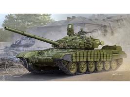 Склеиваемая пластиковая модель советский танк T-72Б/Б1 с реактивной бронёй контакт-1. Масштаб 1:35