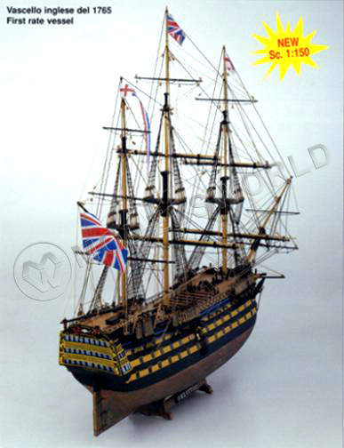 Набор для постройки модели корабля HMS VICTORY. Масштаб 1:150 - фото 1