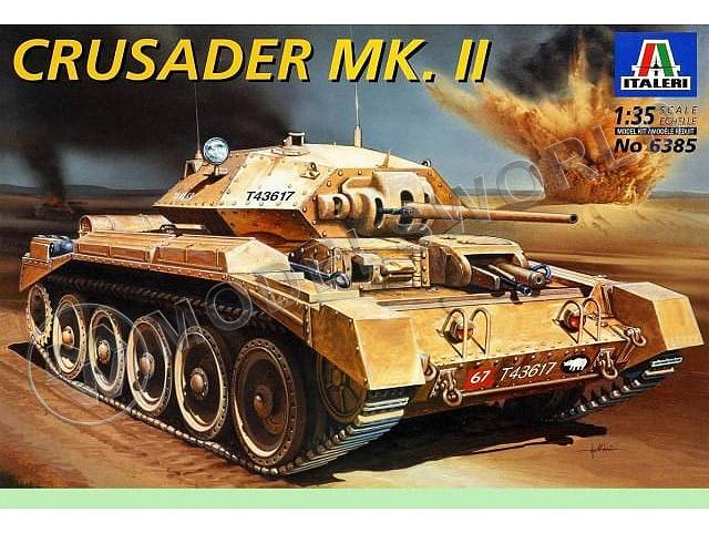 Склеиваемая пластиковая модель танка Crusader Mk. II. Масштаб 1:35 - фото 1