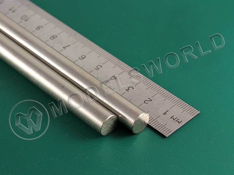 Пруток - нержавеющая сталь 9.5 мм, 1 шт