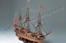 Набор для постройки модели корабля HMS BELLONA 74-пушечный корабль британского флота, 1780 г. Масштаб 1:100