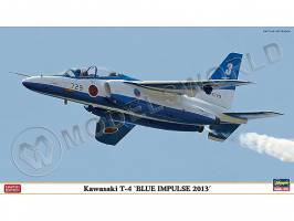 Склеиваемая пластиковая модель Kawasaki T-4 Blue Impulse (2 kits). Масштаб 1:72
