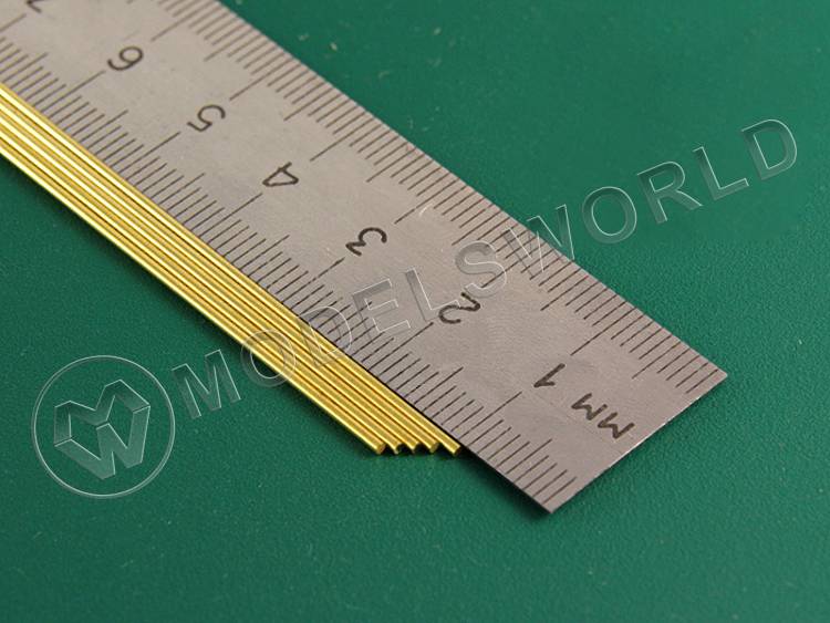 Пруток латунный 0.5 мм, 5 шт