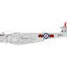 Склеиваемая пластиковая модель самолета Gloster Meteor F8. Масштаб 1:48
