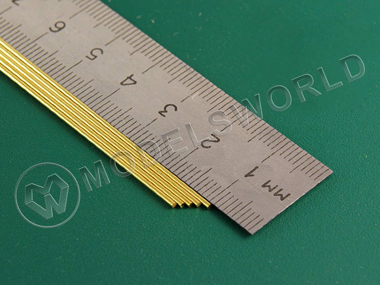 Пруток латунный 1 мм, 5 шт - фото 1