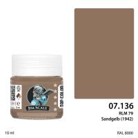 Спиртовая краска Jim Scale RLM 79 Sandgelb 1942, 10 мл
