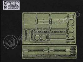 Фототравление для модели Sd.Kfz.251/1 Ausf.D - Back seats & boxes, Dragon. Масштаб 1:35