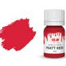 Акриловая краска ICM, цвет Матовый красный (Matt Red), 12 мл