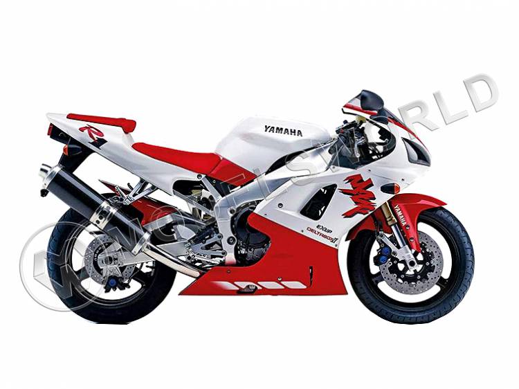 Склеиваемая пластиковая модель мотоцикла Yamaha YZF-R1. Масштаб 1:12 - фото 1