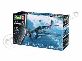 Склеиваемая пластиковая модель Немецкий истребитель Fw190 A-8 "Rammjäger". Масштаб 1:32