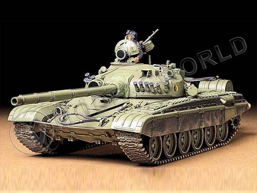 Склеиваемая пластиковая модель советский танк Т-72М1. Масштаб 1:35